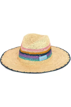 Etro Mujer Gorros - Sombrero de verano tejido a rayas