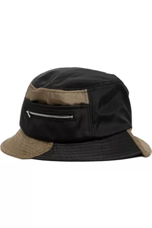 Feng Chen Wang Gorro de pescador con paneles y diseño de dos tonos