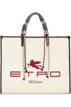 Etro Tote con logo bordado