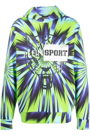 Philipp Plein Hoodie con estampado tie-dye
