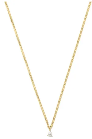 Anita Collar de cadena en oro amarillo de 18kt y diamantes