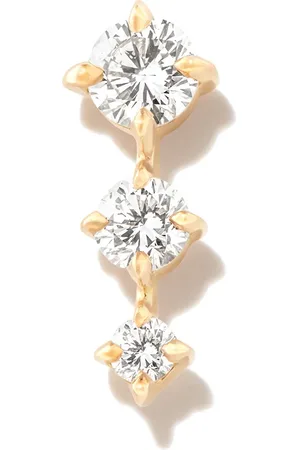 Lizzie Mandler Arete Éclat en oro amarillo de 18kt con diamantes