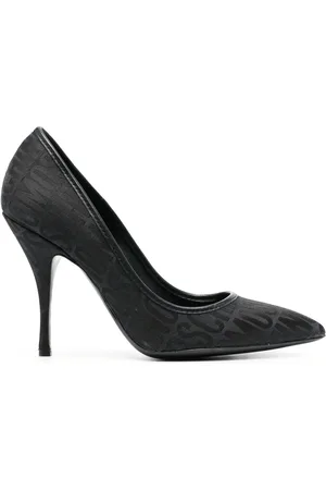 Moschino Zapatillas con logo estampado y tacón stilleto
