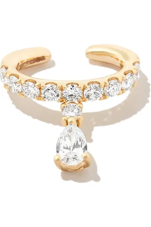 Anita Ear-cuff en oro amarillo de 18kt con diamantes