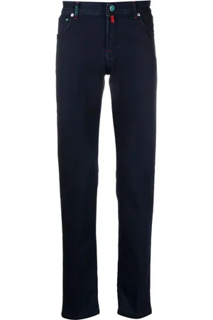 Kiton Jeans slim con tiro bajo