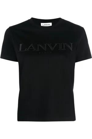 Lanvin Playera con letras del logo