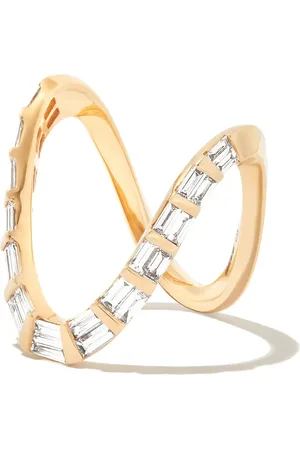Anita Anillo Ulla en oro amarillo de 18kt con diamantes