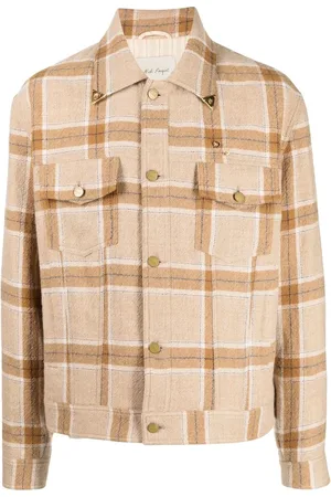 NICK FOUQUET Sobrecamisa con cuadros estampados