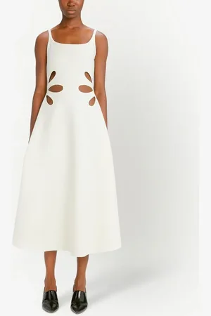 Christopher Kane Vestido con detalle de aberturas en forma de pétalo