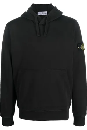 Stone Island Hoodie con parche de brújula y cordones