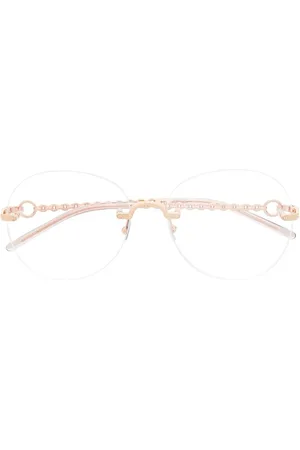 Pomellato Lentes con armazón redonda