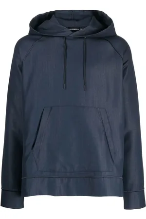 Emporio Armani Hoodie con efecto texturizado