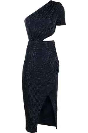 Self-Portrait Vestido midi con aberturas