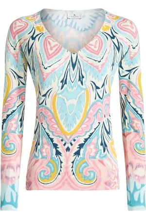 Etro Suéter con estampado gráfico