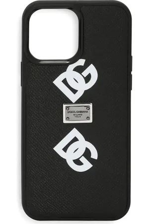 Dolce & Gabbana Funda para iPhone 13 Pro Max con logo estampado