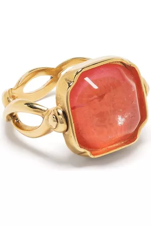 Goossens Anillo con cabujón cuadrado