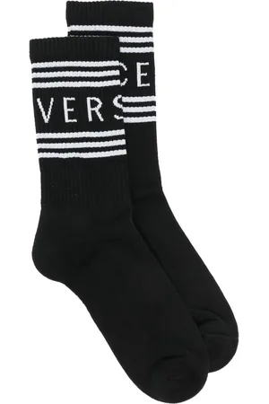 VERSACE Calcetines con logo estilo años 90