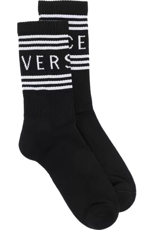 VERSACE Calcetines con logo estilo años 90