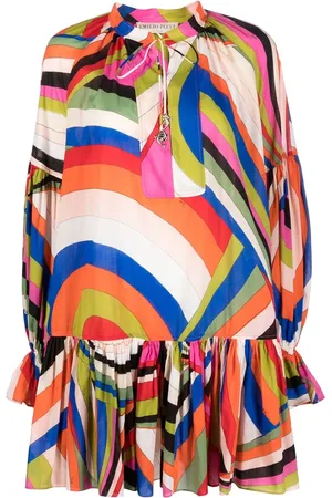 Puccini Vestido corto con estampado Iride