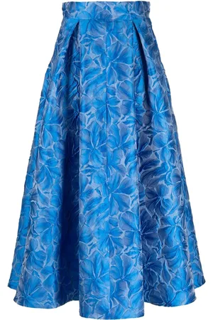 TALBOT RUNHOF Falda con estampado floral