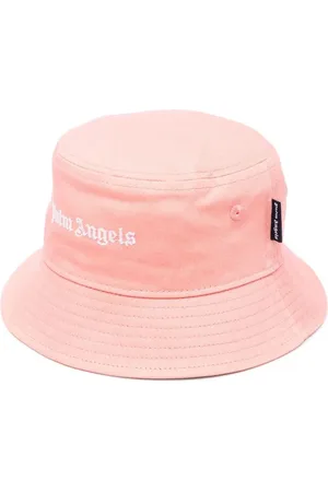 Palm Angels Gorro de pescador con logo bordado