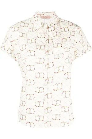 Twin-Set Camisa con monograma floral