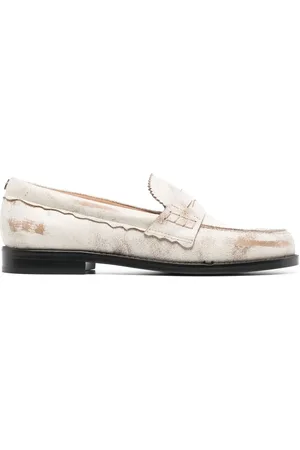 Golden Goose Mocasines Jerry con efecto envejecido