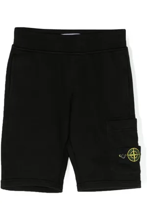 Stone Island Shorts deportivos con parche del logo