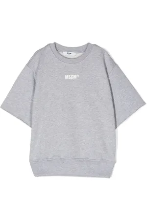 Msgm Playera con logo estampado