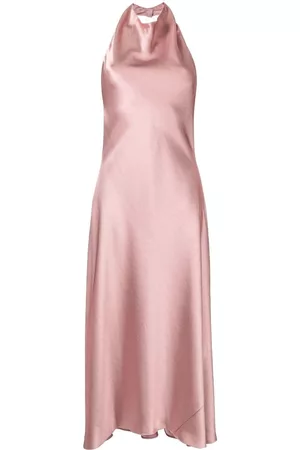 Vince Vestido midi con cuello halter
