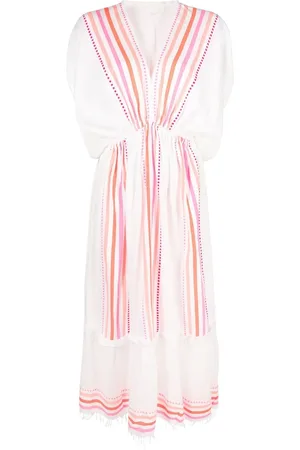 Lemlem Vestido Eshe con rayas estampadas