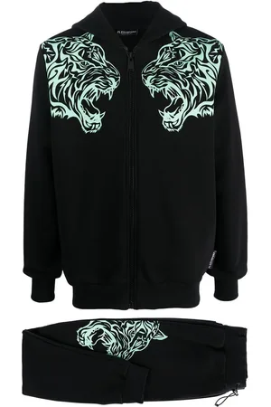 Philipp Plein Traje deportivo con estampado de tigre