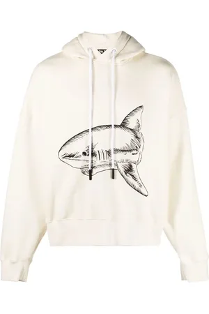 Palm Angels Hoodie con motivo Split Shark
