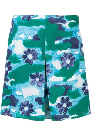 Marni Falda corta con estampado floral
