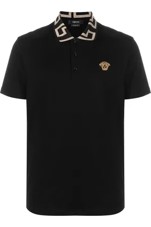 VERSACE Playera tipo polo Greca