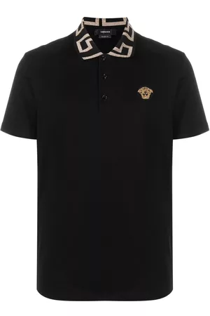 VERSACE Playera tipo polo Greca