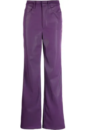 ROTATE Pantalones rectos con tiro alto