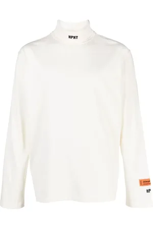 Heron Preston Playera manga larga con parche del logo