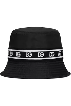 Dolce & Gabbana Sombrero fedora con franja del logo