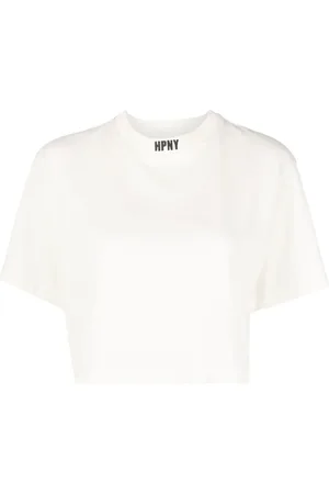 Heron Preston Playera corta con logo bordado