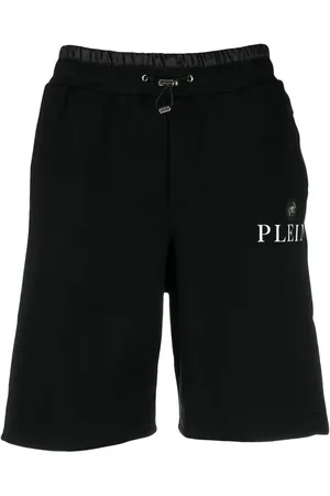 Philipp Plein Shorts deportivos con placa del logo