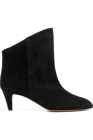 Isabel Marant Mujer Botas de invierno - Botines de gamuza con puntera en punta