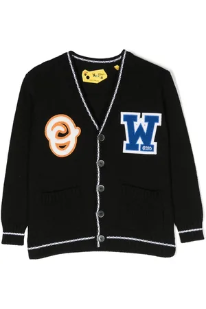 OFF-WHITE Cárdigan tejido con parche OW
