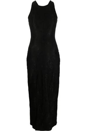 ROTATE Vestido corto de encaje con cuello halter