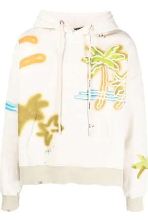 Palm Angels Hoodie con logo estampado