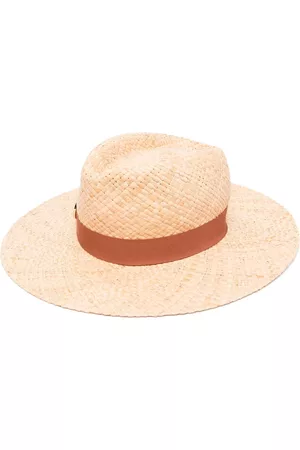 Patrizia Pepe Mujer Sombreros - Sombrero fedora con cinta en grosgrain