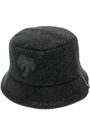 Palm Angels Gorro de pescador con parche de palmera