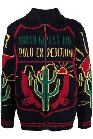 Ralph Lauren Cárdigan tejido de intarsia