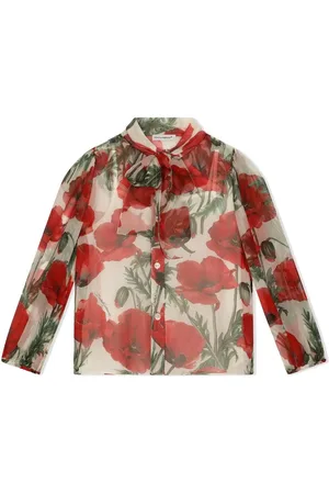 Dolce & Gabbana Camisa de seda con estampado floral