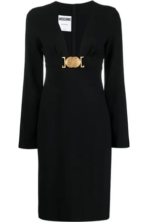 Moschino Vestido con placa del logo